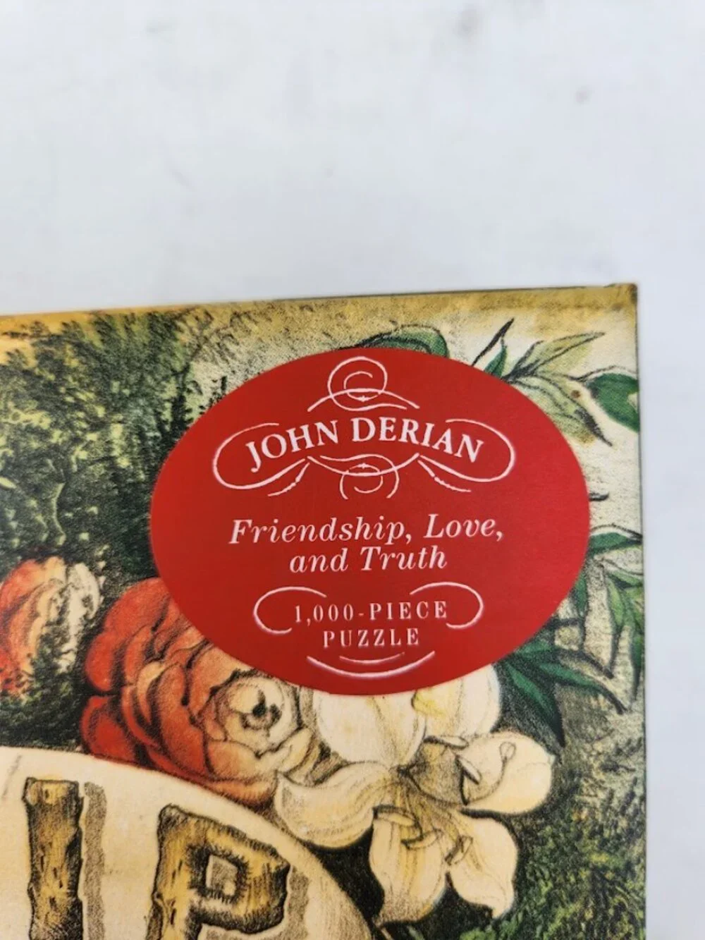 1000 Piece Jigsaw Puzzle Vintage Artwork Friendship Love Truth by John Derian